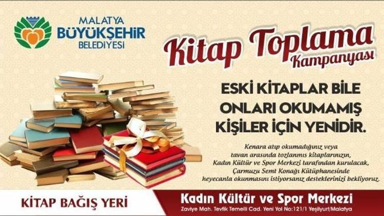 Büyükşehir Belediyesi’nden, Kitap Toplama Kampanyası