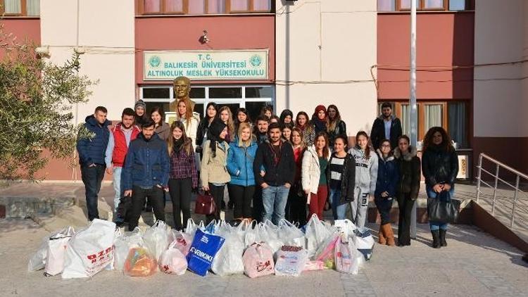 BAÜ Altınoluk Meslek Yüksekokulu Öğrencilerinden Anlamlı Ziyaret