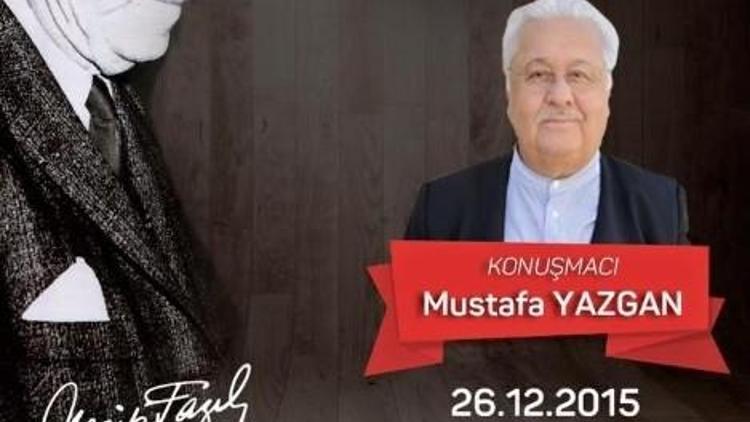 Yazar Mustafa Yazgan Adıyaman’da Konferans Verecek