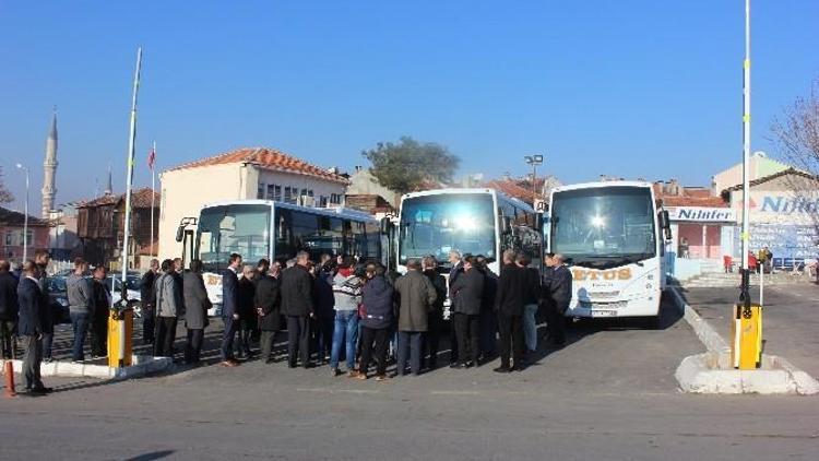 Edirne’de Toplu Ulaşım Araçlarına Dezenfekte