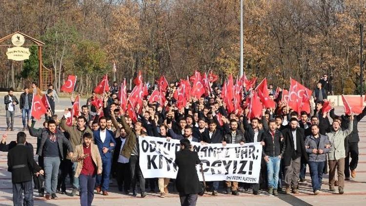 ODTÜ Olaylarına OMÜ’lü Öğrencilerden Protesto