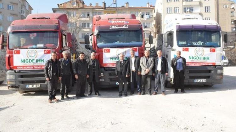 Niğde’den Türkmenlere 20 Tır Yardım Yola Çıktı