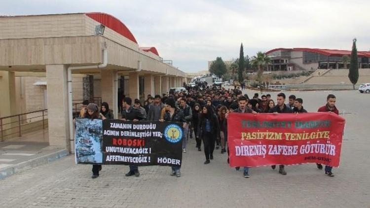 Harran Üniversitesi’nde Uludere Yürüyüşü Yapıldı