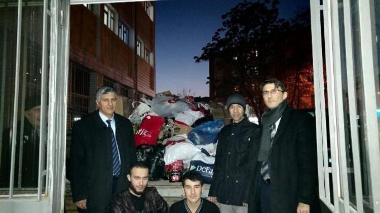 Yozgat Anadolu Lisesi Öğrencilerinden Bayırbucak Türkmenlerine Yardım