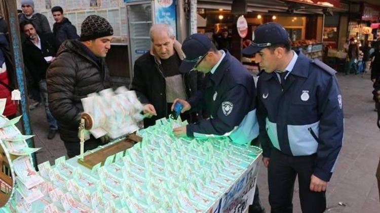 Altındağ Zabıtası’ndan ’Talih Kuşu’na Denetim