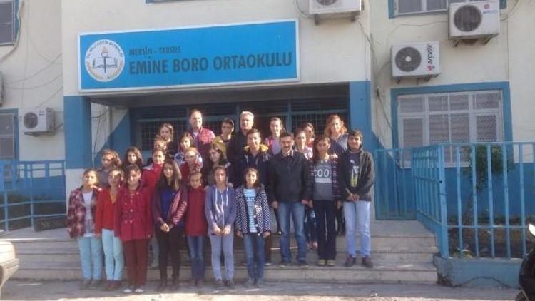 Tarsus’ta Yakılan Okulda Eğitim Aksamadan Devam Ediyor