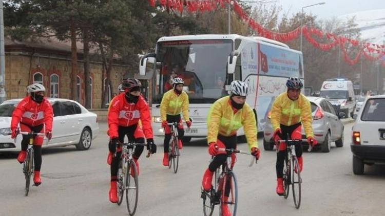 Sarıkamış Şehitleri Anma Bisiklet Turu Bayburt’ta