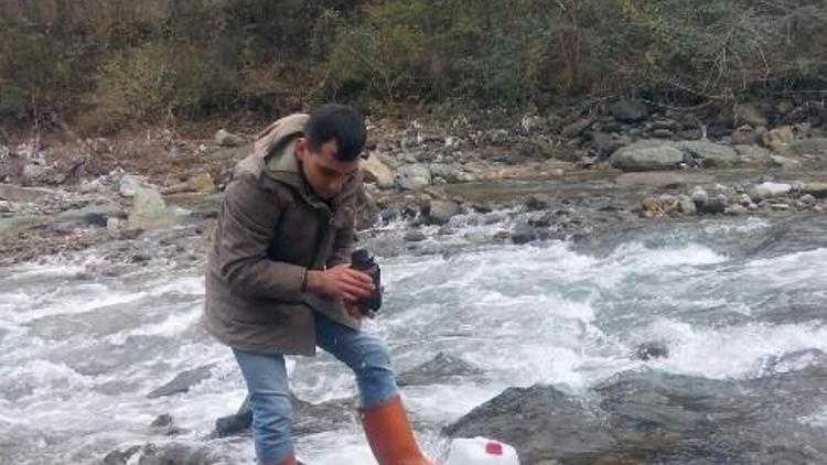 Maçka Deresi’nden Su Numunesi Alındı