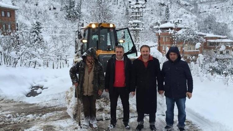 Başkan Sağıroğlu’nun Kar Mesaisi