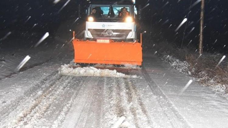 Tekirdağ’da Kar Temizleme Çalışmaları