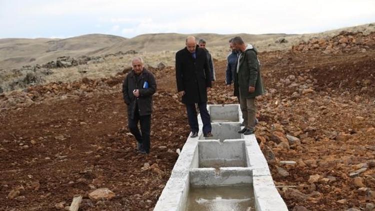 Tunceli’de Hayvan İçme Suyu Projesi Tamamlandı