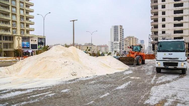 Şehitkamil Belediyesi’nden Kar Yağışına Anında Müdahale