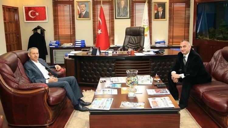 Başkan Yılmazer Adapazarı Belediye Başkanı Süleyman Dişli’yi Misafir Etti