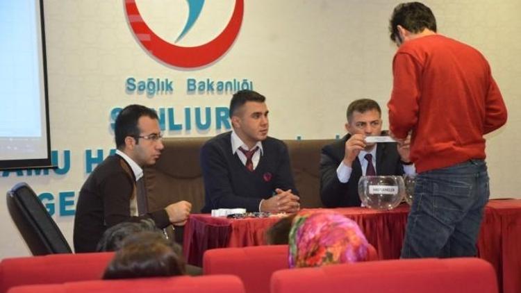 Şanlıurfa’ya Atanan Hemşireler Kura İle Hastanelerini Belirledi