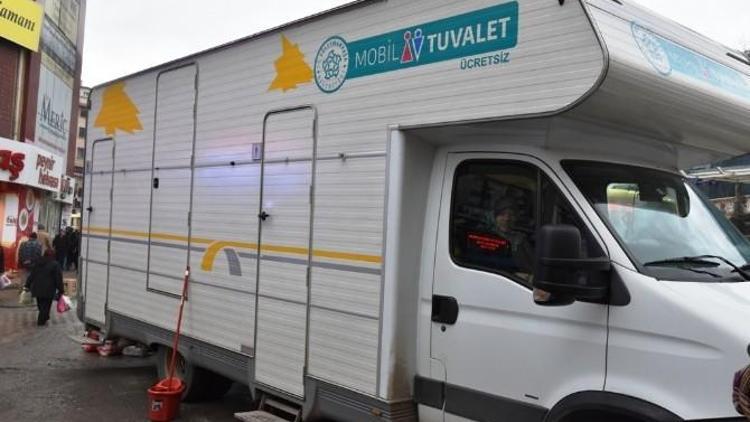 Mobil Tuvaletler Hizmete Devam Ediyor