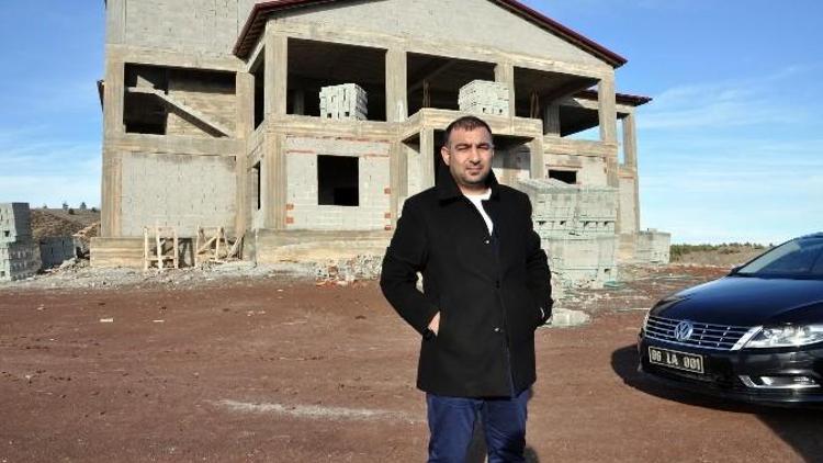 Eymir Belediyesi Kültür Evi İnşaatı Hızla Sürüyor