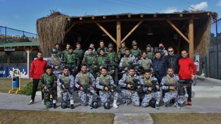 Bodrumsporlu Futbolculara Paintball Sürprizi