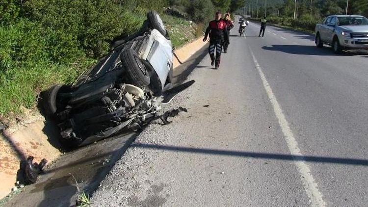 Bodrum’da Trafik Kazası: 1 Yaralı
