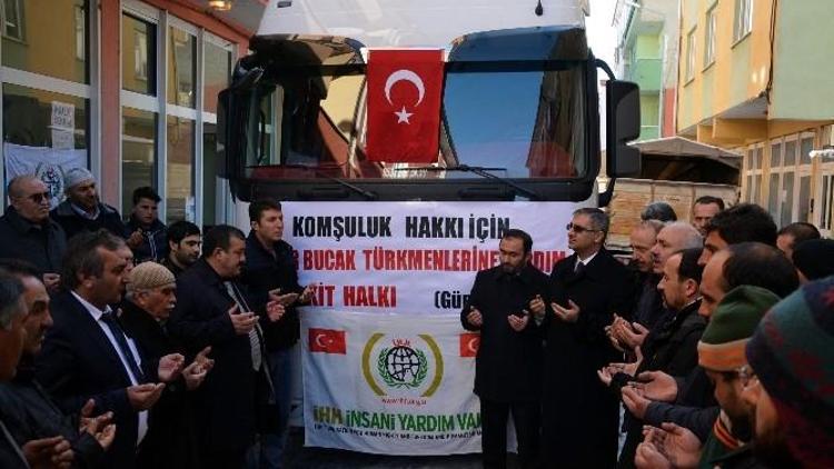 Kelkit’ten Bayırbucak Türkmenlerine 50 Ton UN