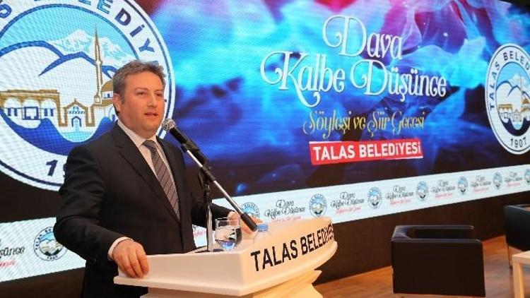 Talas’ta ‘Dava Kalbe Düşünce’ Gecesi