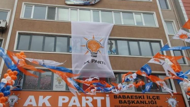 AK Parti Babaeski İlçe Teşkilatı Yeni Hizmet Binası Açıldı