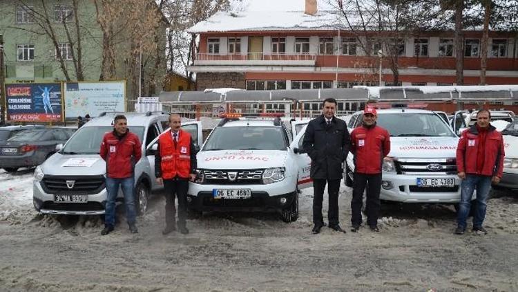 Kızılay Muş Şubesi’ne Gönderilen Araçlar Tanıtıldı