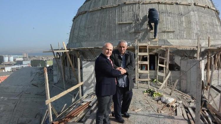 Mimarsinan İbrahim Sancak Camii, Kurban Bayramı’na Yetişiyor