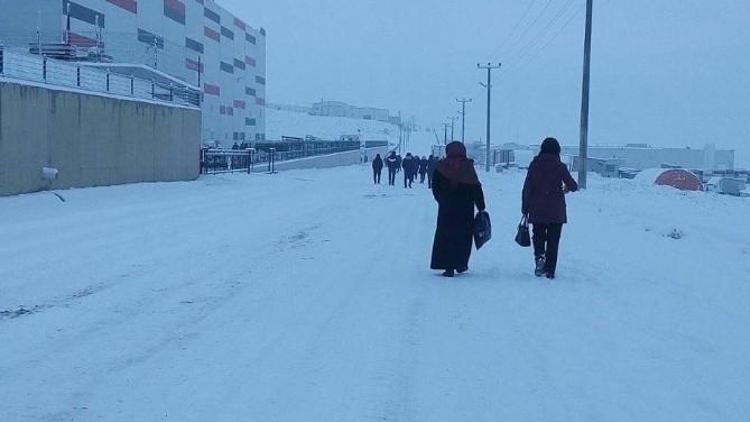 Tavşanlı’da Kar Tatili Belediye Hoparlöründen Anonsla Duyuruldu