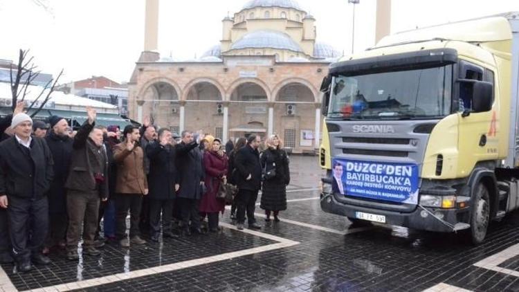 Bayırbucak Türkmenlerine Yardım Tır’ları Yola Çıktı