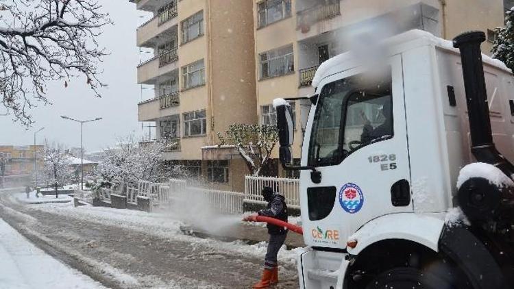 Trabzon’da Karın İzleri Siliniyor