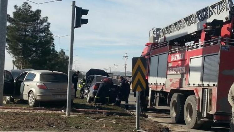 Batman’da Trafik Kazası: 1 Yaralı