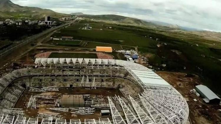 Malatya Arena’da İnşaat Çalışmaları Yeniden Başladı