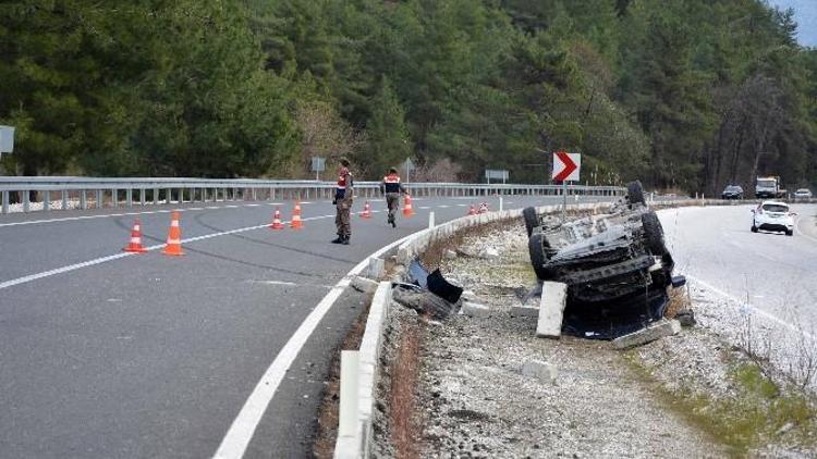 Köyceğiz’de Trafik Kazası; 1 Yaralı