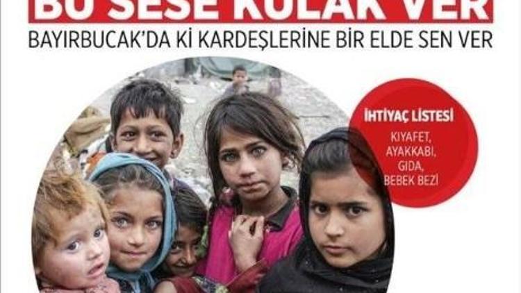 Çekmeköy’den Bayırbucak Türkmenlerine Yardım Kampanyası
