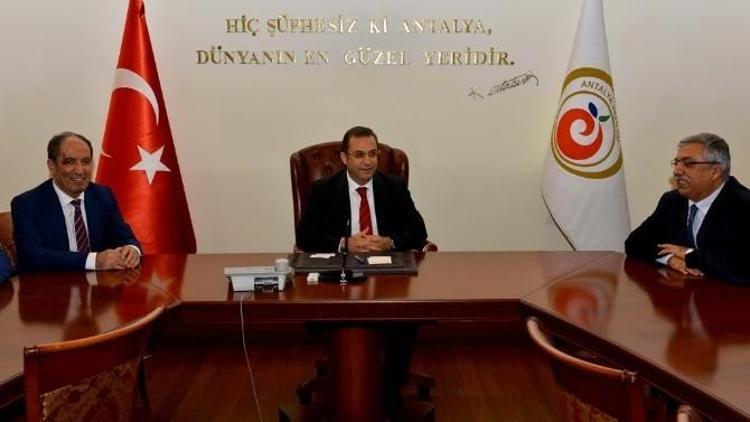 RTÜK Başkanı İlhan Yerlikaya Ve Ratem Üyelerinden Vali Türker’e Nezaket Ziyareti