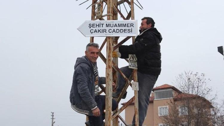 Sungurlu’da Cadde Ve Sokak Tabelaları Değiştiriliyor