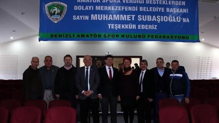 Başkan Subaşıoğlu’ndan Amatör Spor Kulüplerine Malzeme Desteği