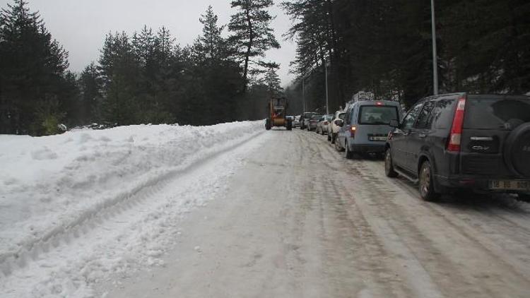 Yıldıztepe Kayak Merkezi Ulaşıma Kapandı