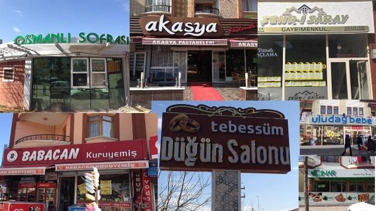 Türkçe Sevdası Pursaklar’da İş Yeri Tabelalarına Yansıdı