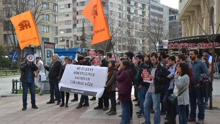 Halk Evleri Ankara’daki Patlamayı Protesto Etti