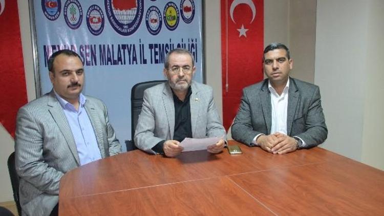 Memur-sen Malatya İl Temsilcisi Kerem Yıldırım’dan Terör Saldırılarına Tepki