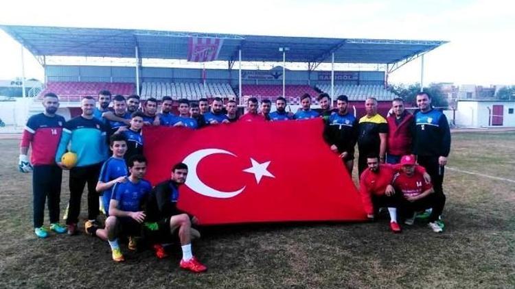 Sarıgöl Belediyespor’dan Teröre Karşı Türk Bayraklı Tepki