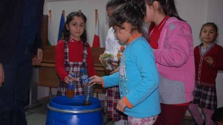 Öğrencilere Atık Yağlarla İlgili Bilgi Verildi