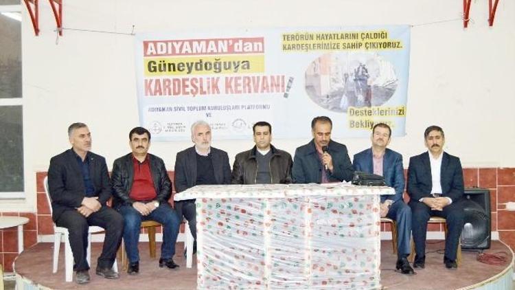 Besni’de STK’lar, Terör Mağdurları İçin Bir Araya Geldi