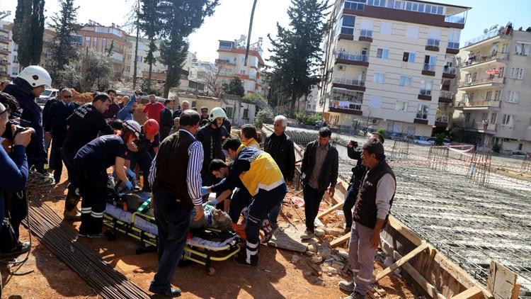 Antalyada inşaatta göçük: 4 yaralı