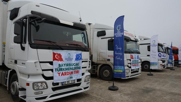Ordudan Bayırbucak Türkmenlerine yardım