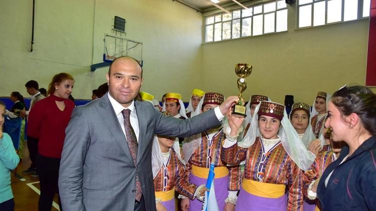 Osmaniyede halk oyunları müsabakaları tamamlandı