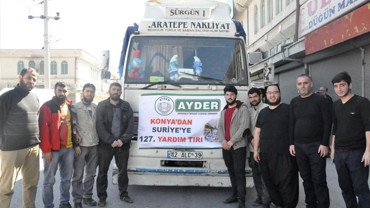 Konyadan Suriyeye yapılan yardımlar