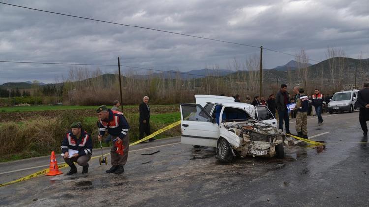 Kahramanmaraşta trafik kazası: 1 ölü, 3 yaralı