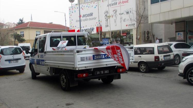 Lüleburgaz’da kaldırım ve yol işgali denetimi